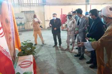 آیین گرامیداشت  نخستین روز دهه مبارک فجر در کارخانه سیمان باقران